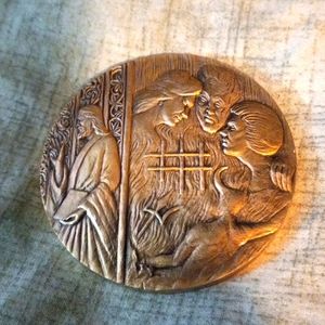 K-16 lot Sartre, French existentialism, philosophy, Torcheux medallion